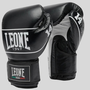 LEONE 1947 Боксови Ръкавици Leone Shock Pro Black - 12 oz