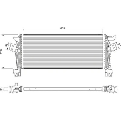 Chladič turba VALEO 818396