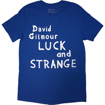 David Gilmour Luck & Strange Logo Modrá