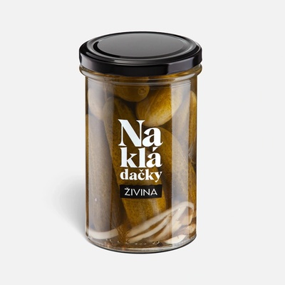 Živina Nakládačky ve sladkokyselém nálevu z českých okurek 500 g – Zboží Dáma