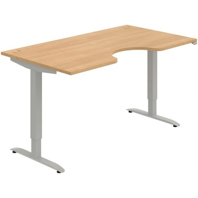 OFFICE PRO s.r.o. HOBIS ergo elektr.staviteľný stôl 160 cm, stand. ovláda. - MSE 2 1600, dub