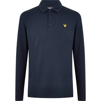 Image 1 of Lyle and Scott Блуза с яка Lyle and Scott Men's Tech Long-Sleeve Polo Shirt - Dark Navy