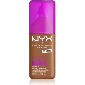 NYX Professional Makeup Make ‘Em Wonder лек матиращ фон дьо тен цвят 33 Sienna 30ml
