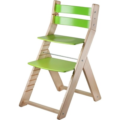 Posedo Rostoucí židle Sandy lak / zelená