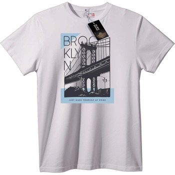 NOONEBRAND Тениска Brooklyn Bridge - 7XL, Black
