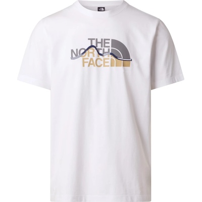 The North Face Мъжка тениска The North Face Mountain Line Short Sleeve Tee T-shirt - White - размер XL (216-7978-0315)