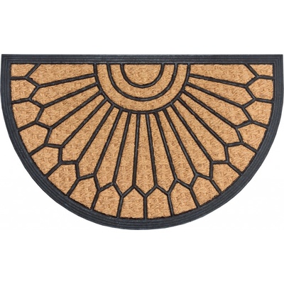 Hanse Home Collection Mix Mats 105685 Cocos Hnedá půlkruh 45x75 cm