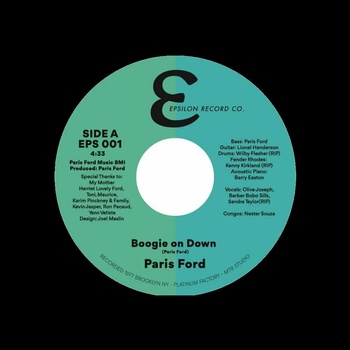 Image 1 of Paris Ford - Boogie Down / You Ask For It (Come & Freak With Me) (7" Vinyl) (EPS001)