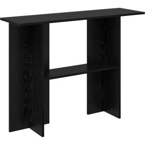 vidaXL Конзолна маса Черен дъб 100 x 30 x 75 см Инженерна дървесина (8001176)