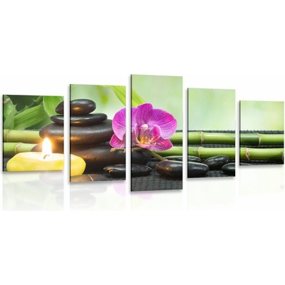 5-dielny obraz Feng Shui zátišie