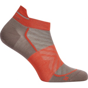 Icebreaker Дамски чорапи за бягане Icebreaker Women's Merino Run+ Ultralight Micro Running socks - Porcini / Fervid - размер 35-37 (EU) (201-8167-0711)