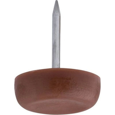 Walteco Plastový kluzák s trnem, průměr 20mm, hnědý, 8 ks , 84983 – Zbozi.Blesk.cz