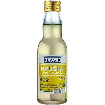 Nicolaus Kopaničiarska Hruška 40% 0,04 l (čistá fľaša)