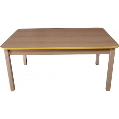 Tomaholz Stůl pro mateřské školy červená á výška 59 cm tvar cm: obdelník 120x80 – Zboží Dáma