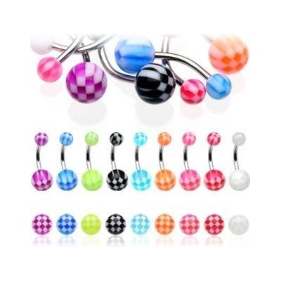 Šperky4U piercing do pupíku banánek BA01012-P