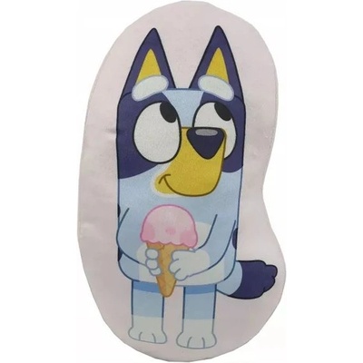 Halantex Bluey: Възглавница във форма на синьо кученце от кадифе, 40 см (BY-3243SC)