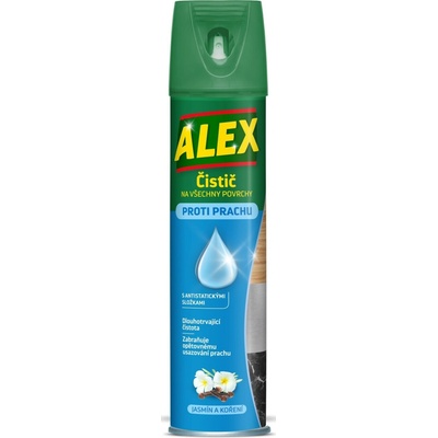 Alex na všechny povrchy proti prachu antistatický s vůní zahrady po dešti 400 ml – Sleviste.cz