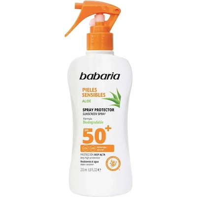 Babaria Sunscreen Spray SPF50+ 200ml - Clear (White)