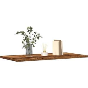 vidaXL Стенни рафтове 4 бр старо дърво 60x30x1, 5 см инженерно дърво (856299)