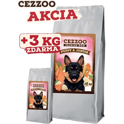 Cezzoo Premium Dog Puppy & Junior 18 kg