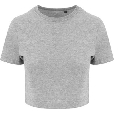 Just Ts Dámský crop top JT006 Heather Grey