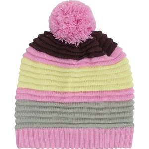 Color Kids Детска зимна шапка (beanie) Color Kids Kid's Hat Colorblock Beanie - Bonbon - размер 50 cm (904-4212-0111)