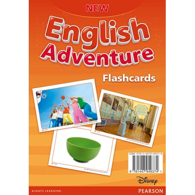 New English Adventure Level 2 Flashcards obrázkové karty