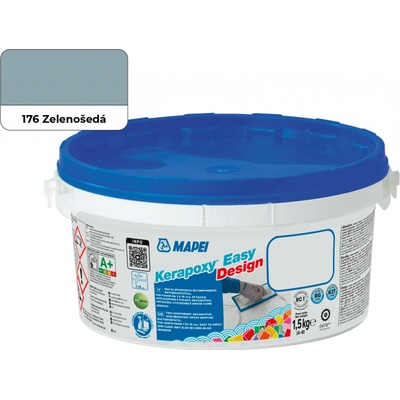 Mapei Kerapoxy Easy Design 176 zelenošedá (1,5kg)