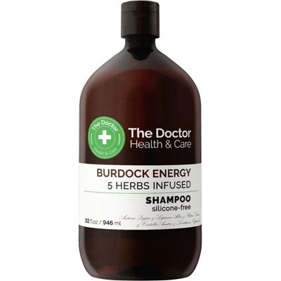 The Doctor Burdock Energy + 5 Herbs Infused Shampoo s obsahom výťažku z lopúcha a 5 bylín 946 ml