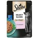 Sheba Select Slices losos v šťave 85 g