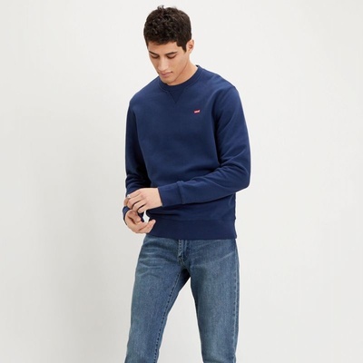 LEVI'S ORIGINAL CrewNECK sweatshirt mikina 35909-0001 modrá