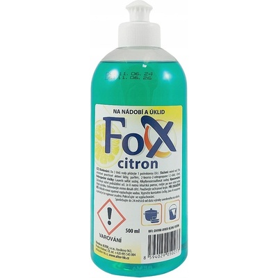 Fox na riad a upratovanie Citrón 500 ml
