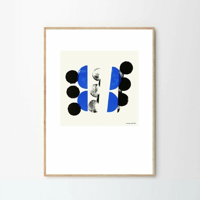 Moikka Plagát Bleu à part 03 by Nomen Studio 50x70