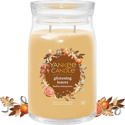 Yankee Candle Signature GLISTENING LEAVES 368 g – Zboží Mobilmania