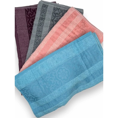 Langhuayn ručníky MARCELA 45 x 100 cm Růžová