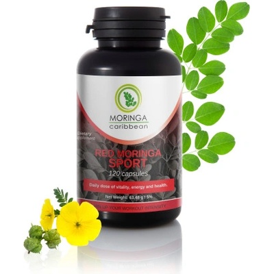 Moringa Caribbean RED MORINGA SPORT 120 kapsúl