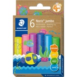 STAEDTLER Пластилин Staedtler Noris Jumbo, 6 цвята, glitter (31903-А-GLITTER)