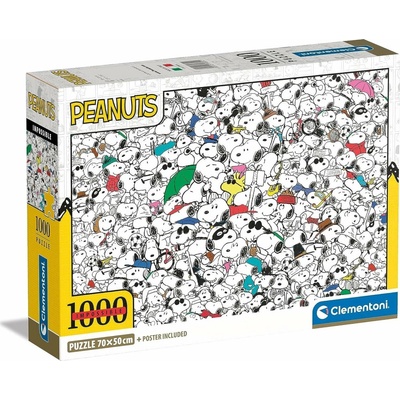 Clementoni Impossible Peanuts 1000 dielov