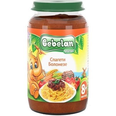 Bebelan Месно пюре Bebelan Puree - Спагети болонезе, 220 g (18692)