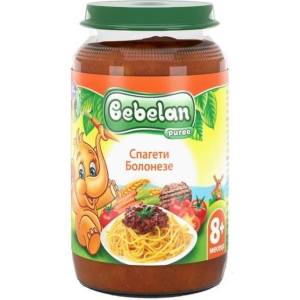 Bebelan Месно пюре Bebelan Puree - Спагети болонезе, 220 g (18692)