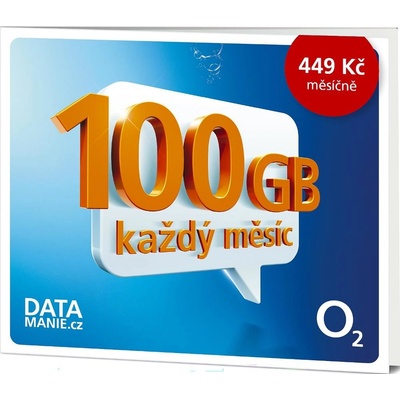O2 - 100GB DAT na měsíc