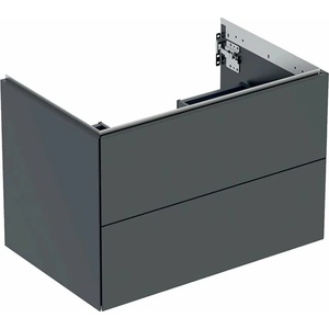 Geberit One матов черен стенен шкаф за окачване 75 см (505.262.00.8)