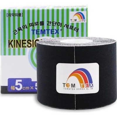 Temtex Kinesio Tape Classic černá 5cm x 5m – Zboží Dáma