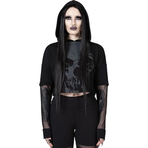 KILLSTAR дамски суитшърт KILLSTAR - Chilled Bone - черно - KSRA010751