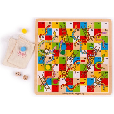 Bigjigs Toys Žebříky a hadi 2