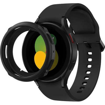 Spigen Качествен силиконов (TPU) кейс за Samsung Galaxy Watch 5 44мм, Galaxy Watch 4 44мм - Spigen Liquid Air Case (черен) (ACS05391)