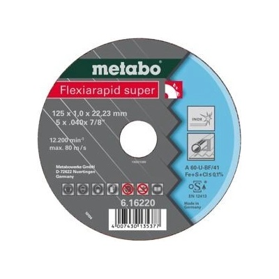 Metabo Řezný kotouč 115 x 1,6 x 22,23 mm 616219000