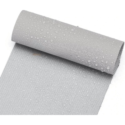 Exteriérová látka s PVC zátěrem 400 g, UV stabilní - Šedá světlá