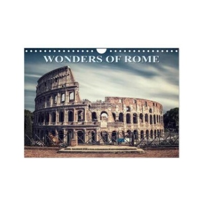 Wonders of Rome Wall DIN A4 landscape CALVENDO 12 Month Wall 2026