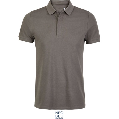 Neoblu 3188 OWEN MEN / Мъжка поло тениска в пике - меко сиво S (243188q3001)